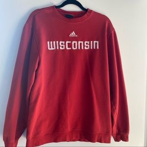 Adidas Wisconsin Crewneck Sweatshirt